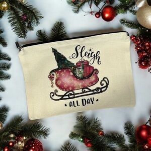 Sleigh All Day Holiday Makeup Travel Bag